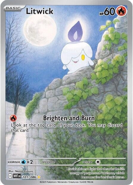 Image for Litwick (101/086) [SV: White Flare] - Pokemon