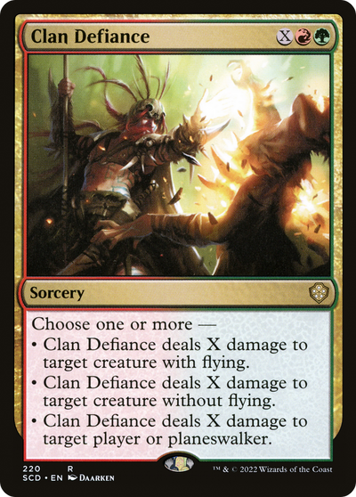 Clan Defiance (220) [Starter Commander Decks]