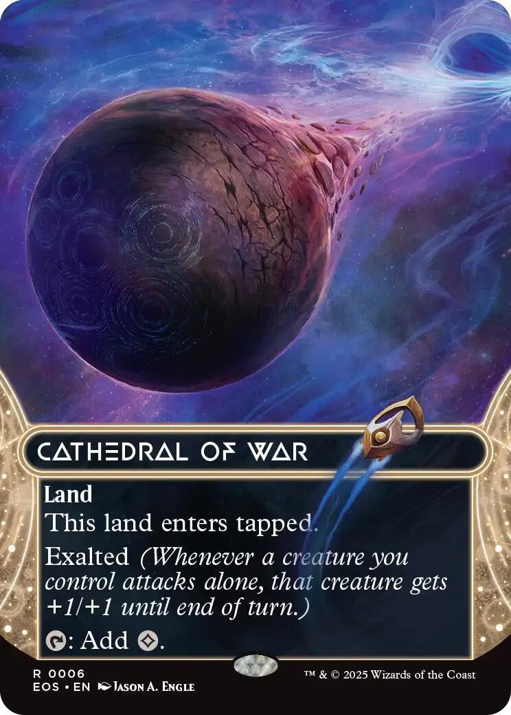 Image for Cathedral of War (0006) (Borderless) (6) (Edge of Eternities: Stellar Sights) - Magic: The Gathering