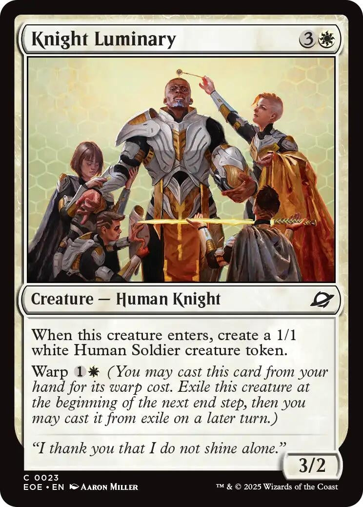 Knight Luminary (23) (Edge of Eternities)