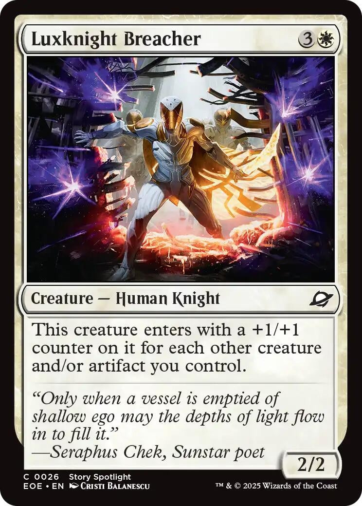 Luxknight Breacher (26) (Edge of Eternities)