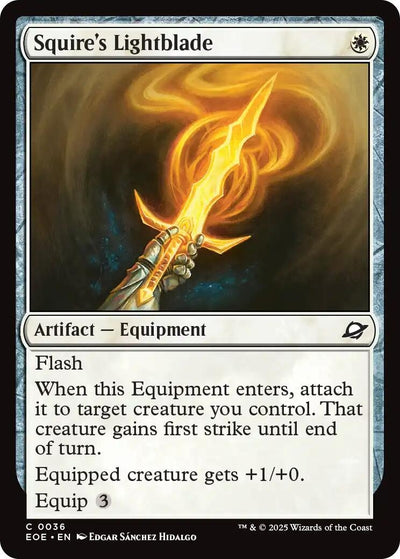 Squire's Lightblade (36) (Edge of Eternities)
