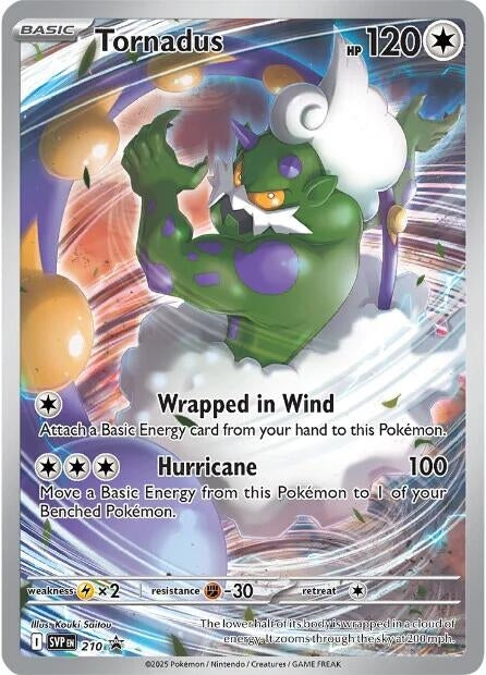 Image for Tornadus - 210 (210) [SV: Scarlet & Violet Promo Cards] - Pokemon