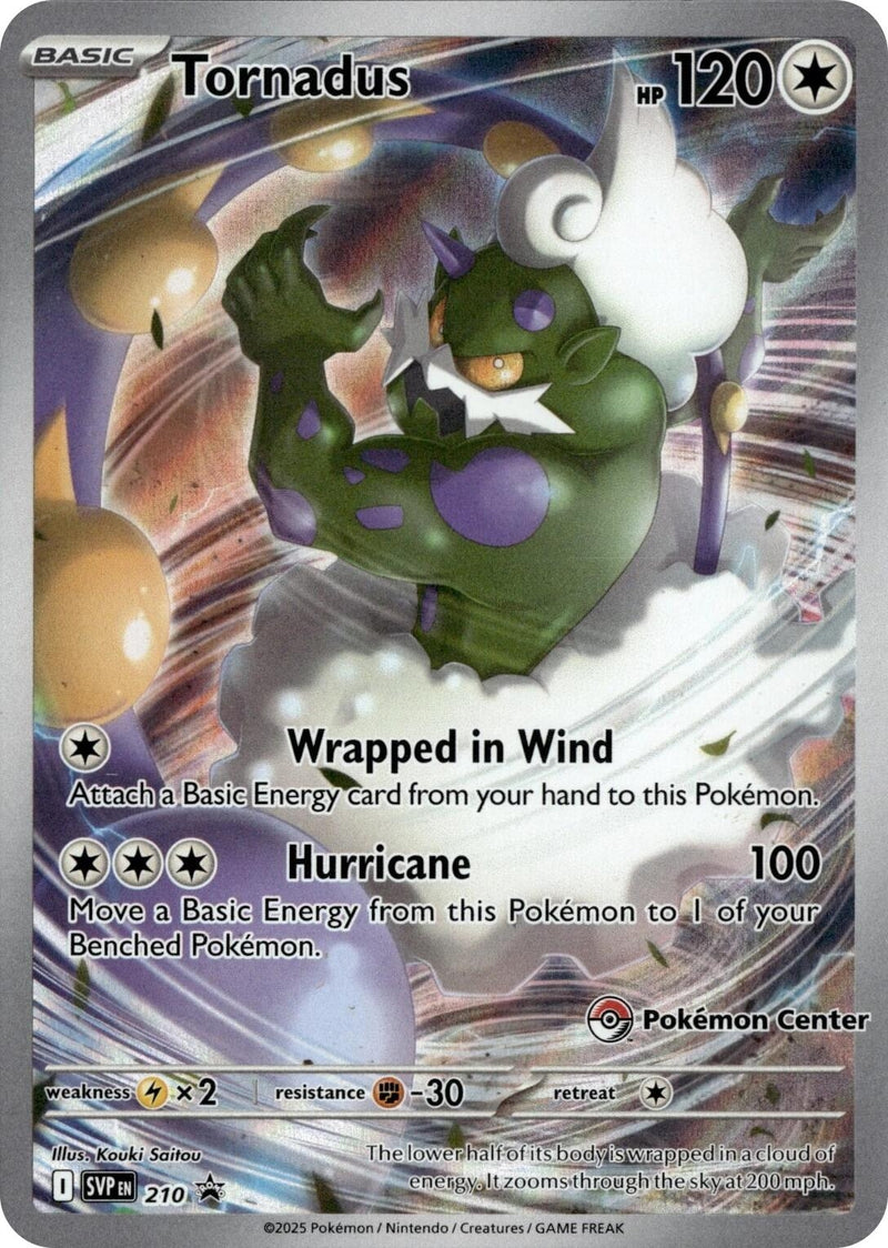 Image for Tornadus - 210 (Pokemon Center Exclusive) (210) [SV: Scarlet & Violet Promo Cards] - Pokemon