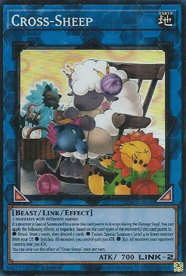 Cross-Sheep (Super Rare) (JUSH-EN048) (Justice Hunters)