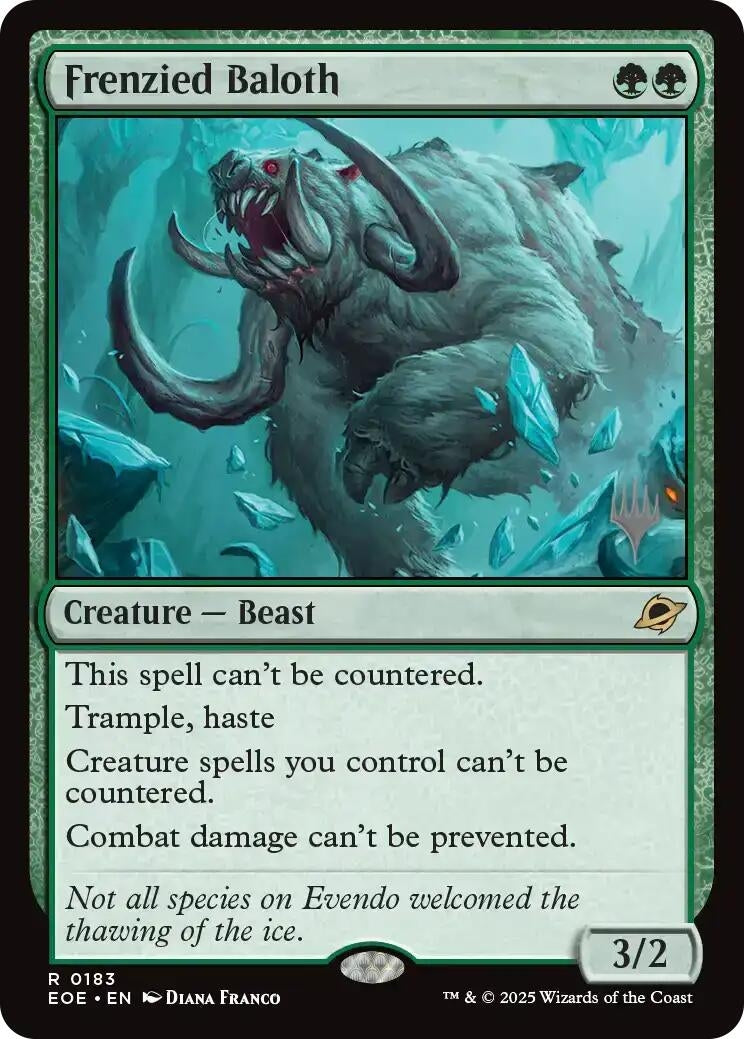 Frenzied Baloth (183) (Promo Pack: Edge of Eternities) (PPEOE)