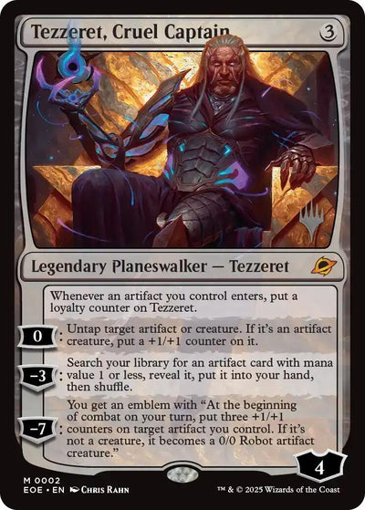 Tezzeret, Cruel Captain (2) (Promo Pack: Edge of Eternities) (PPEOE)