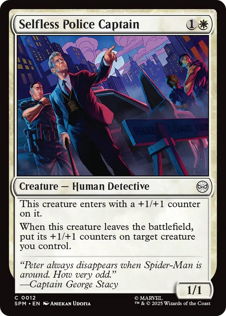 Selfless Police Captain (12) (Marvel's Spider-Man)