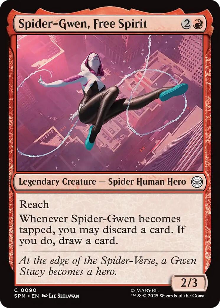 Spider-Gwen, Free Spirit (90) (Marvel's Spider-Man)