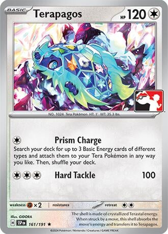 Image for Terapagos (161/191) [Prize Pack Series Cards] - Pokemon