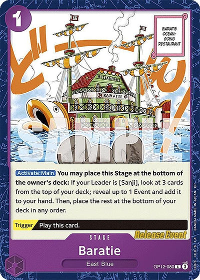 Baratie (OP12-080) (Legacy of the Master Release Event Cards)