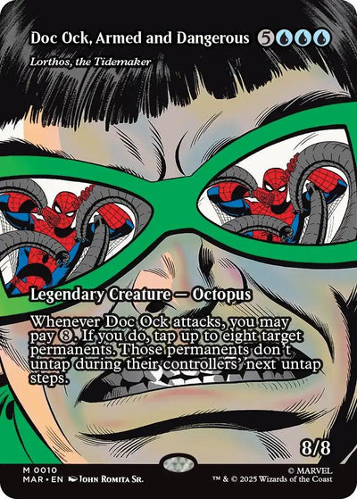 Doc Ock, Armed and Dangerous - Lorthos, the Tidemaker (Borderless) (10) (Marvel Universe Eternal-Legal)