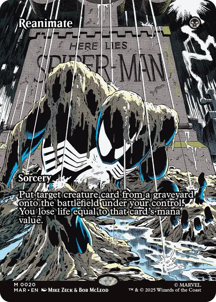Reanimate (Borderless) (20) (Marvel Universe Eternal-Legal)