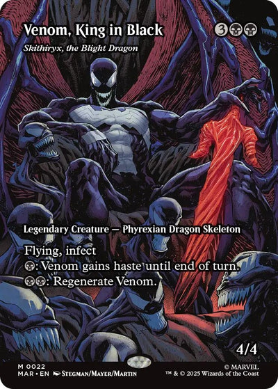 Venom, King in Black - Skithiryx, the Blight Dragon (Borderless) (22) (Marvel Universe Eternal-Legal)
