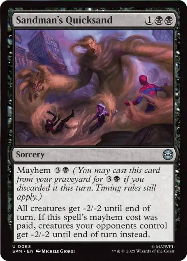 Sandman's Quicksand (63) (Marvel's Spider-Man)