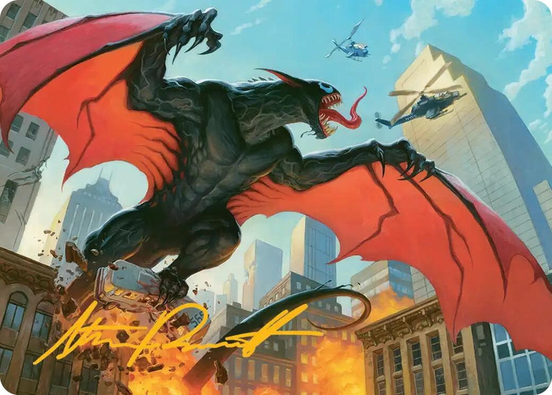 Grendel, Spawn of Knull Art Card (Gold-Stamped Signature) (54) (Marvel's Spider-Man)