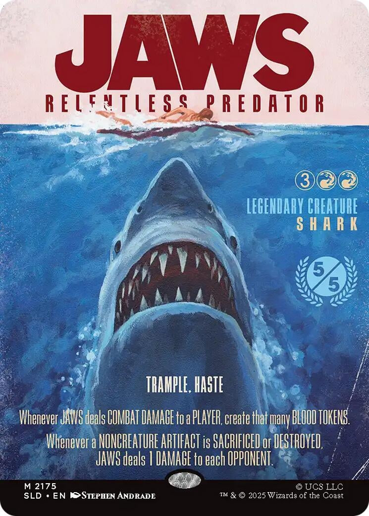 Jaws, Relentless Predator (2175) (Secret Lair Drop Series)