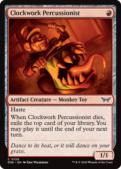 Clockwork Percussionist (0130) (130) (Duskmourn: House of Horror)