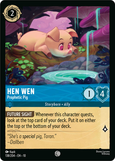 Hen Wen - Prophetic Pig (138/204) (Whispers in the Well)