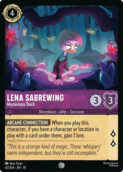 Lena Sabrewing - Mysterious Duck (42/204) (Whispers in the Well)