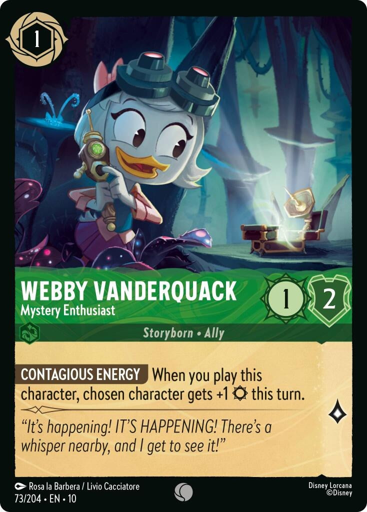Webby Vanderquack - Mystery Enthusiast (73/204) (Whispers in the Well)