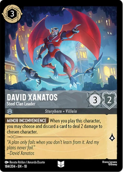 David Xanatos - Steel Clan Leader (184/204) (Whispers in the Well)