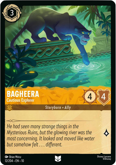Bagheera - Cautious Explorer (12/204) (Whispers in the Well)