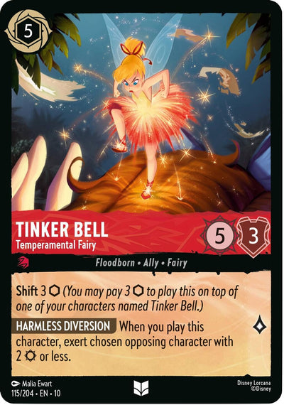 Tinker Bell - Temperamental Fairy (115/204) (Whispers in the Well)