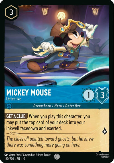 Mickey Mouse - Detective (160/204) (Whispers in the Well)