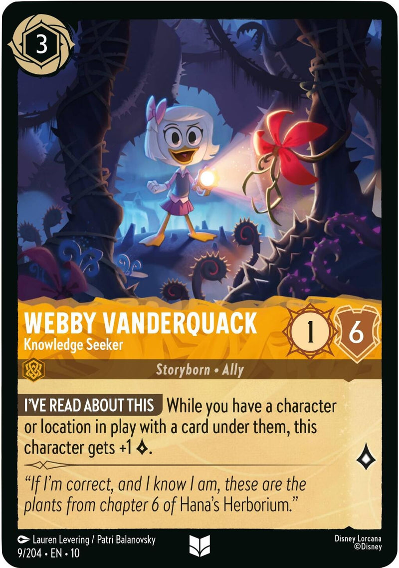 Webby Vanderquack - Knowledge Seeker (9/204) (Whispers in the Well)