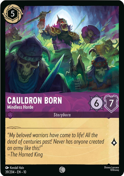 Cauldron Born - Mindless Horde (39/204) (Whispers in the Well)