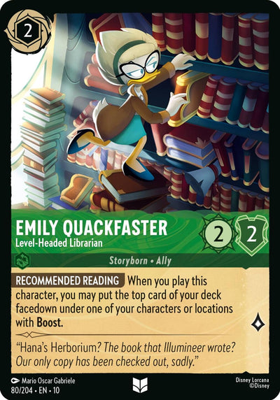 Emily Quackfaster - Level-Headed Librarian (80/204) (Whispers in the Well)