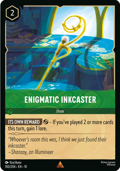 Enigmatic Inkcaster (100/204) (Whispers in the Well)