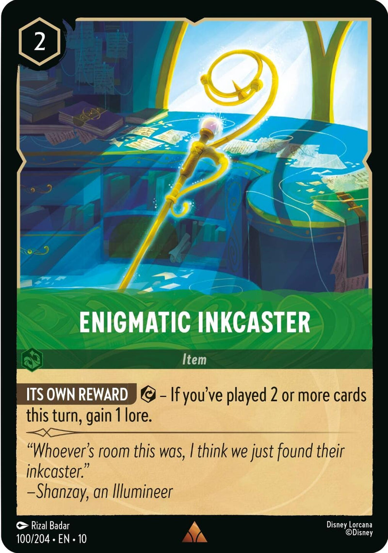 Enigmatic Inkcaster (100/204) (Whispers in the Well)