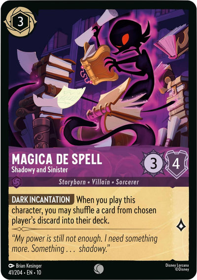 Magica De Spell - Shadowy and Sinister (41/204) (Whispers in the Well)