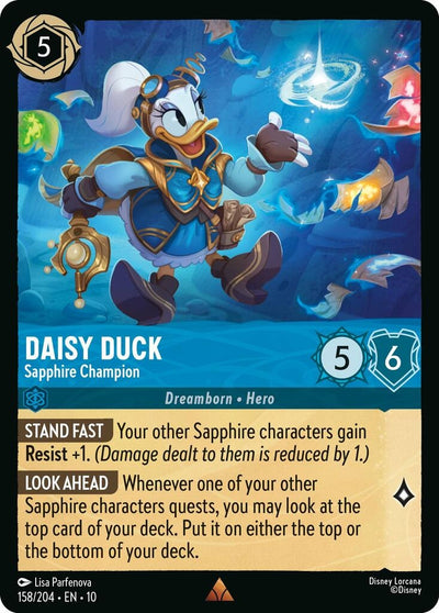 Daisy Duck - Sapphire Champion (158/204) (Whispers in the Well)