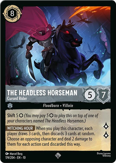 The Headless Horseman - Cursed Rider (174/204) (Whispers in the Well)