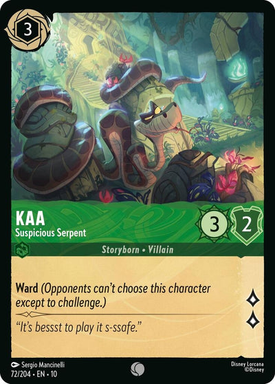 Kaa - Suspicious Serpent (72/204) (Whispers in the Well)