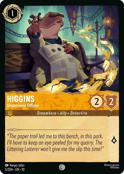 Higgins - Undercover Officer (5/204) (Whispers in the Well)
