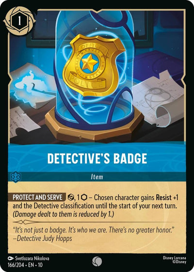 Detective's Badge (166/204) (Whispers in the Well)