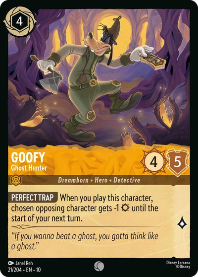 Goofy - Ghost Hunter (21/204) (Whispers in the Well)