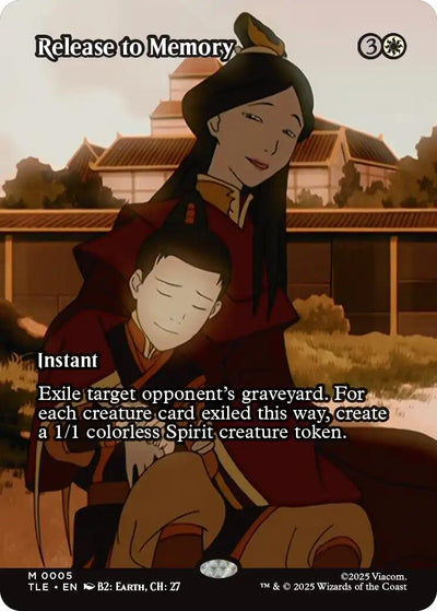 Release to Memory (Borderless) (5) (Avatar: The Last Airbender: Eternal-Legal)