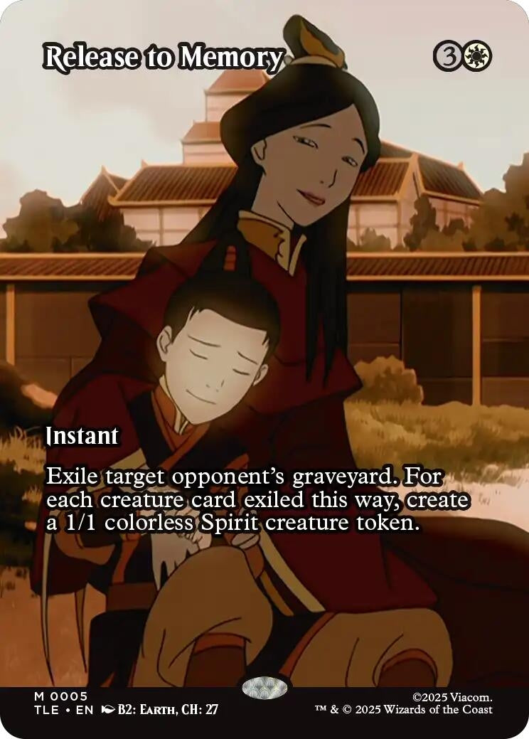 Release to Memory (Borderless) (5) (Avatar: The Last Airbender: Eternal-Legal)