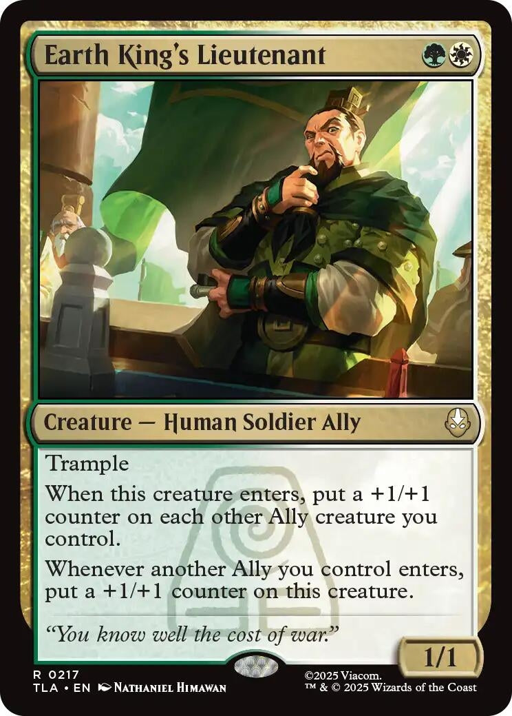 Image for Earth King's Lieutenant (217) - Magic: The Gathering