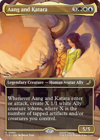 Aang and Katara (Borderless) (69) [Avatar: The Last Airbender: Eternal-Legal]