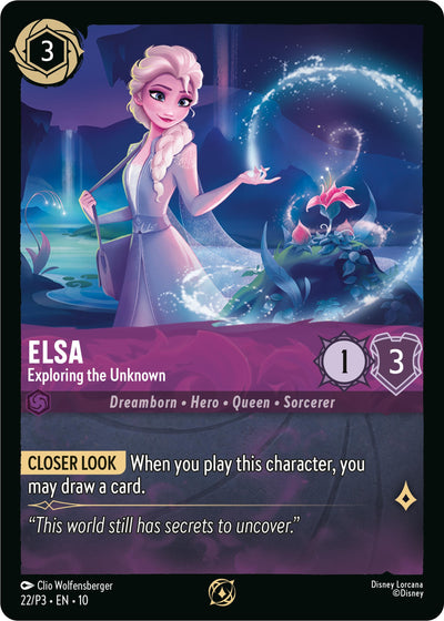 Elsa - Exploring the Unknown (22) [Disney Lorcana Promo Cards]