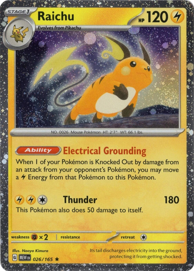 Image for Raichu 026/165 (Cosmos Holo) (026/165) [Miscellaneous Cards & Products] - Pokemon