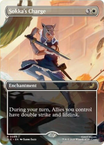 Sokka's Charge (Borderless) (66) (Avatar: The Last Airbender: Eternal-Legal)