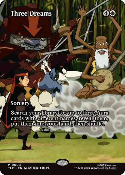 Three Dreams (Borderless) (8) (Avatar: The Last Airbender: Eternal-Legal)