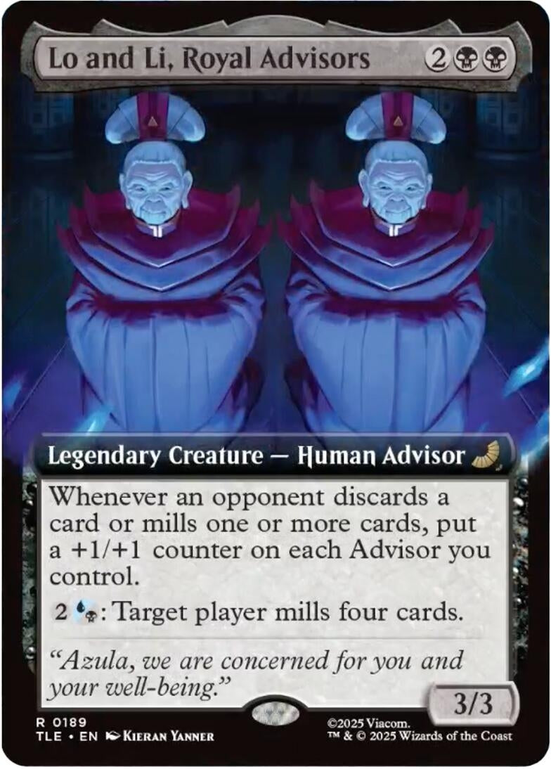 Lo and Li, Royal Advisors (Extended Art) (189) (Avatar: The Last Airbender: Eternal-Legal)